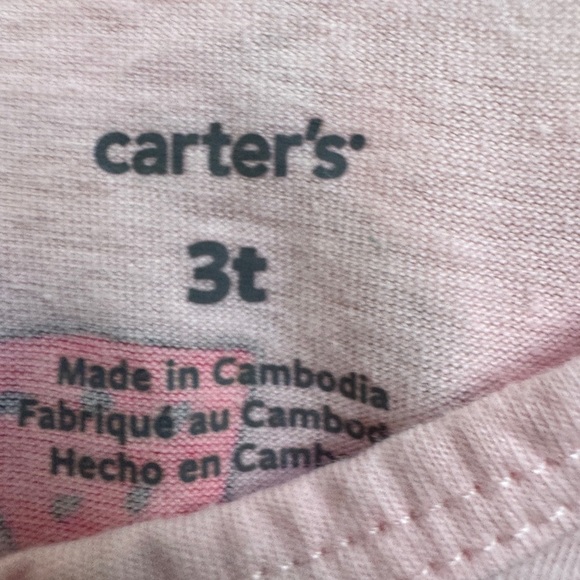 Carter's 3T Girls Pink Watermelon Ruffled Summer Romper - Picture 5 of 6